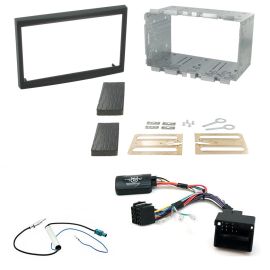 Peugeot 207 307 Double Din Fascia Panel Steering Controls Car Stereo Fitting Kit