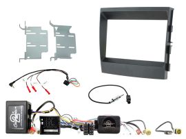 CTKPO05 Porsche Panamera Amplified Black Double DIN Facia Complete Installation Kit