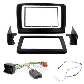 Skoda Superb B6 Double Din Fascia Panel Steering Controls Car Stereo Fitting Kit