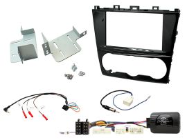 DoubleDin CarStereo Fascia Fitting Kit For Subaru Forester, Impreza, XV Black 