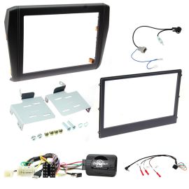 CTKSZ11 Suzuki Swift 2017 Matt Black Double Din Car Stereo Fascia Fitting Kit