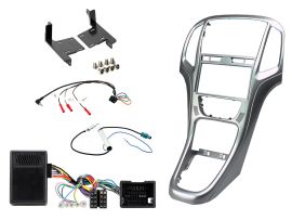 Vauxhall Astra J Car Stereo Fitting Kit Fascia Panel w/ Steering Controls