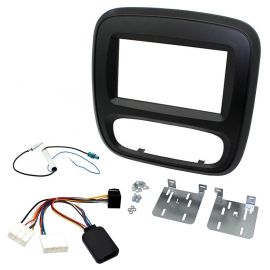 Vauxhall Vivaro 2014 Double Din Fascia Steering Controls Car Stereo Fitting Kit