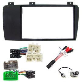 VOLVO S60, S80, V70 Double Din Fascia Adaptor ISO Wiring Lead Stereo Fitting Kit