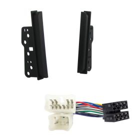 Double Din Fascia ISO Lead Car Stereo Fitting Kit for Toyota MR2 Hilux Rav4 Previa 