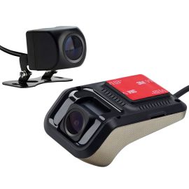 Car Dash Camera Front & Rear DVR video recorder & camera safety system for any android screen