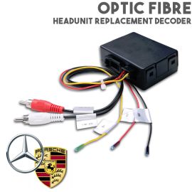 Optic Fibre Headunit Car Stereo Replacement Interface For Mercedes & Porsche