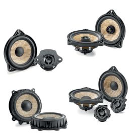 FOCAL INSIDE ACOUSTIC 10.0 Audio Upgrade Package, 2-ways component, 2-way coaxial, 1 central speaker and 2-woofers for Tesla Model 3 & Model Y 