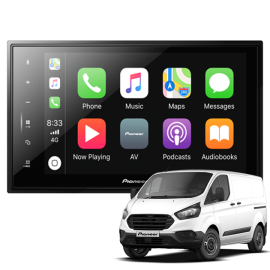 Pioneer SPH-EVO82DAB-FOR for Ford Transit Custom and 2T 8" DAB+ Radio, Android Auto and Apple CarPlay, Bluetooth Car Stereo