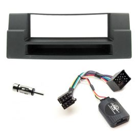 BMW 5 Series E39 Single Din Car Stereo Fascia w/ Pocket Fitting Kit