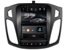 10.4" Android Carplay Car GPS Navigation Stereo Multimedia Vertical Player Tesla Style Custom Fit for Ford Focus 2012-2017