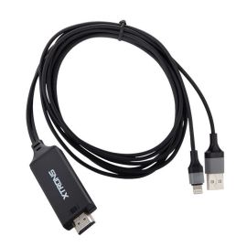 HDTV04 Lightning to HDMI TV AV Cable Adapter for Apple iPhone 5 6 7 8 X & iPad