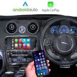 Wireless Apple CarPlay Android Auto Interface for Jaguar XJ X351 with Harman System 2015-2018