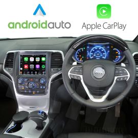 Wireless Apple CarPlay Android Auto Screen Mirroring Interface for Jeep Cherokee, Commander, Compass 2016 Onwards 
