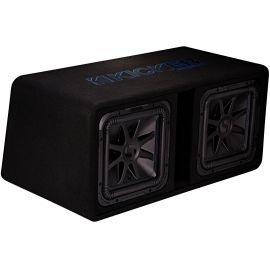 Kicker KA44DL7S122 Solo-Baric L7 Dual 12"Vented Loaded Enclosure - 2 OHM Subwoofer