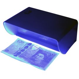 Retail Shops Salons Cash Store UV Bank Note Checker UK Fake Money Detector Light