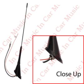 RMA868 Black Car Roofmount Amplified Aerial /Antenna