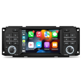 5" Android Multimedia Car Stereo with Built-in Apple CarPlay & Android Auto Custom Fit for Jeep/Dodge/Chrysler