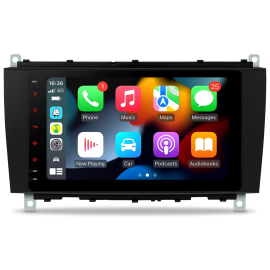 PE82M209SL Android  Multimedia Car Stereo USB BT Radio CarPlay  8" Screen for Mercedes-Benz CLK Class