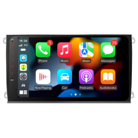 Android Multimedia Car Stereo With 9" Display Built-In Apple CarPlay & Android Auto Custom Fit For Porsche Cayenne (2003-2010)