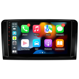 Android Multimedia Car Stereo With 9" Display Built-In Apple CarPlay & Android Auto Custom Fit For Mercedes-Benz  ML Class, GL Class (2005-2012)