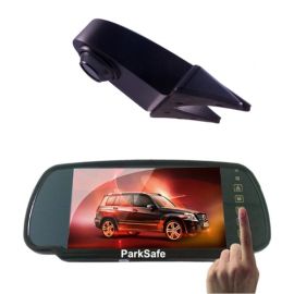 Universal 7" Touch Screen Mirror Mount Monitor + Parking Camera For VW Fiat Mercedes Renault Vans