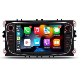 Android Multimedia Car Stereo With 7" Display Built-In Apple CarPlay & Android Auto Custom Fit For Ford Vehicles (2006-2011)