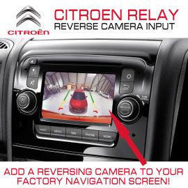 Citroen Relay 2014 Van Reverse Parking Back Up Camera Input Interface