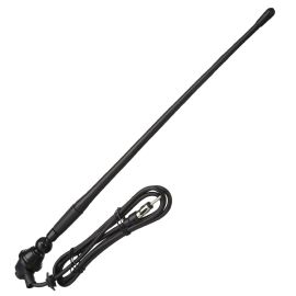 Universal Car Stereo Radio Rubber Mast Wing Roof Black Antenna Aerial