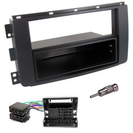 Smart ForTwo Single Din Fascia Panel ISO Wiring Lead Car Stereo Fitting Kit