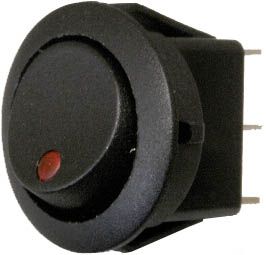 Rocker Switch 10A - Red