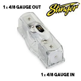 Stinger SHD801 4/8 Gauge Corrosion Resistant MIDI Inline ANL Fuse Holder 