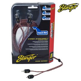 STINGER SI4212 2 Channel 12ft 4000 Series Stereo Interconnect RCA Cable Lead
