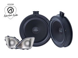 Alpine SPC-106T61 - 6.5" 2-Way Car Audio Upgrade Custom Fit Speakers for Volkswagen T6.1
