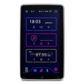 TIB110L Universal 10.1" IPS Screen Double Din Car Stereo GPS Navigation Multimedia Player with Rotatable Touch Screen