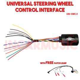 Universal Car Steering Wheel Control Interface Adaptor + Free Multi Patch Lead