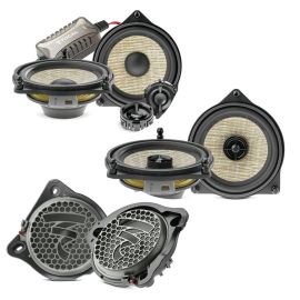Mercedes Benz Vehicles Focal Front & Back Speakers Kit with Subwoofers Car Audio Upgrade