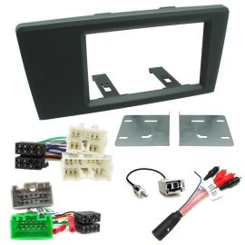 Volvo S60 V70 XC70 Double Din Fascia ISO Car Stereo Fitting Kit Amplifier Bypass