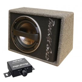 Phoenix Gold Z110AB-V2 10" 160W Subwoofer Active Subwoofer Box with Free Wiring Kit