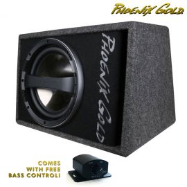 Phoenix Gold Z112AB-V2 12" 320W Subwoofer Active Box -FREE Wiring & Bass Control